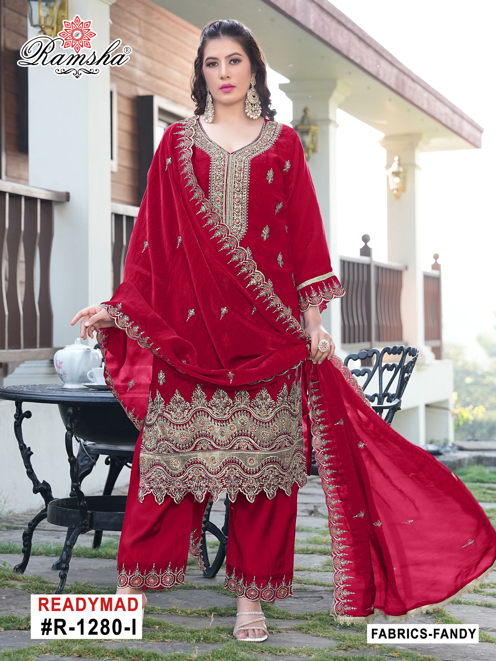 R 1280 Nx By Ramsha Fandy Readymade Suits Wholesale Shop In Surat